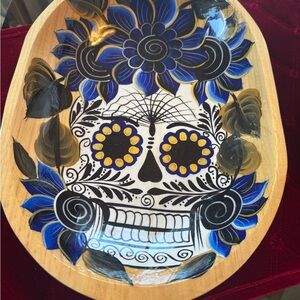 Colorful Day of the Dead Decorative Bowl